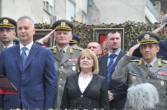 23. april 2012. godine  Predsednica Narodne skupštine prof. dr Slavica Đukić Dejanović prisustvuje obeležavanju Dana vojske